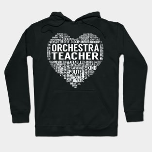 Orchestra Teacher Heart Hoodie